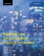 Book Cover of "Essential Law for Social Work Practice in Canada