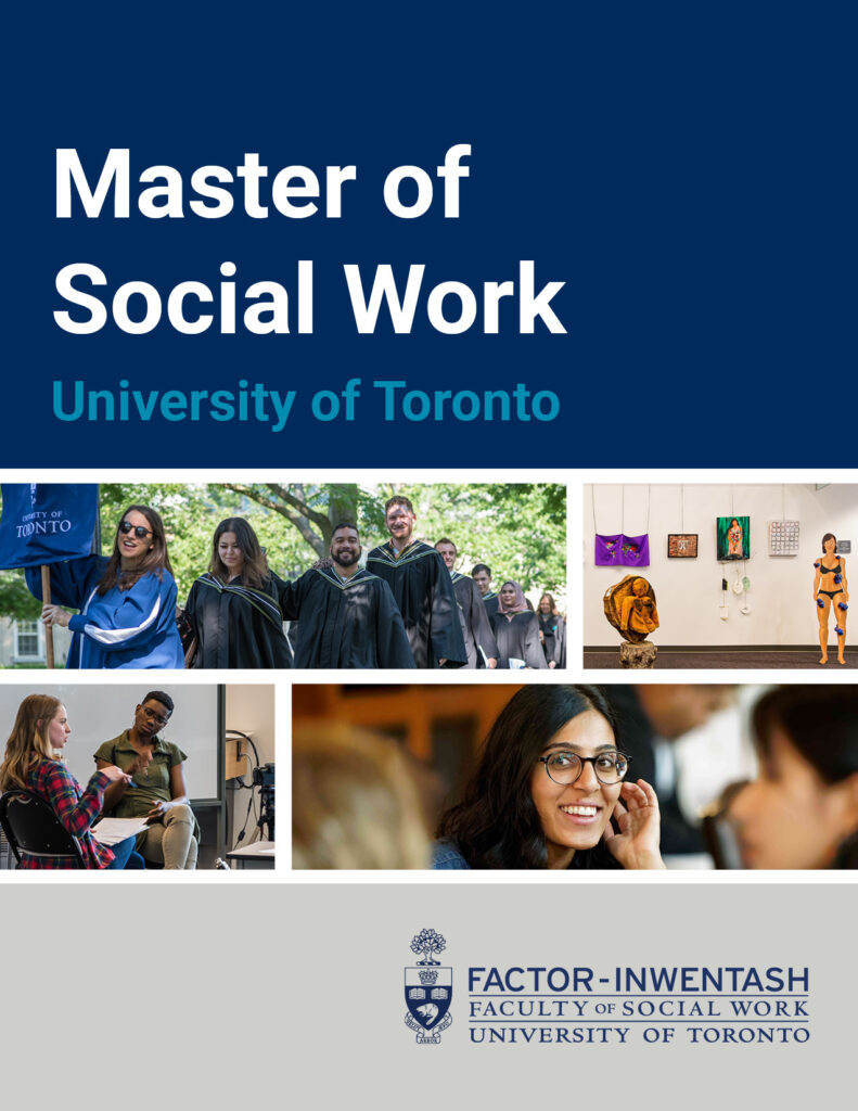 Cover of MSW program booklet