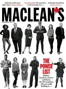 Front page of Maclean's magazine