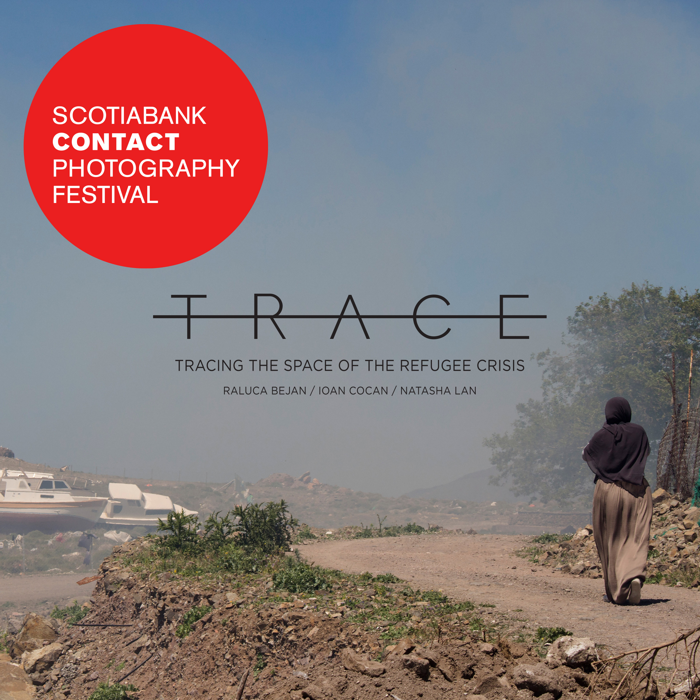 Image from TRACE with CONTACT festival logo