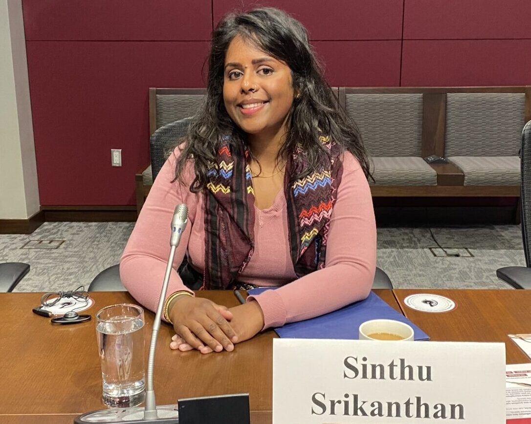 Sinthu Srikanthan advocates for removing barriers for people with sickle cell disease in Senate testimony