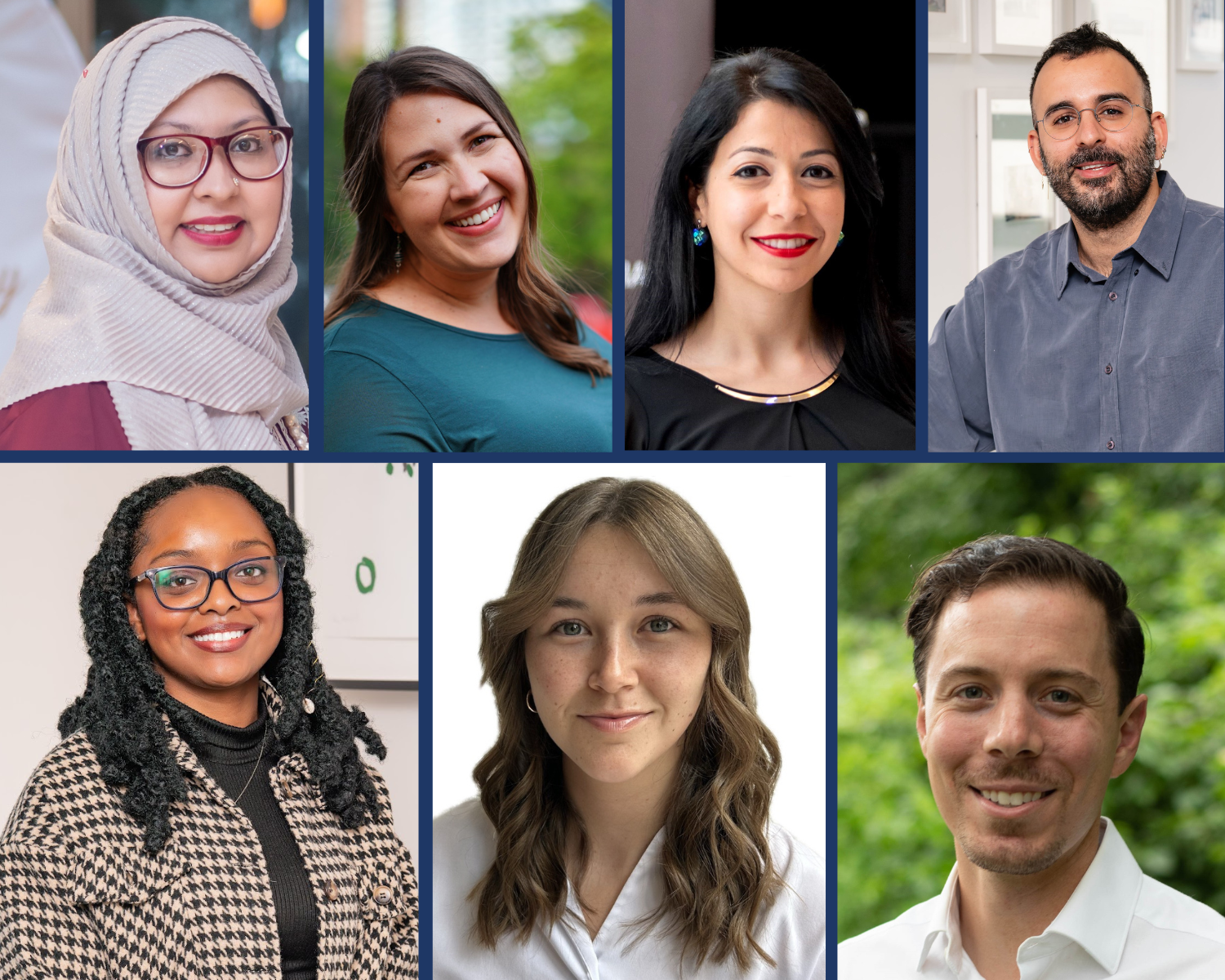 Seven PhD students advancing social work policy, practice and education through the RBC Fellowship